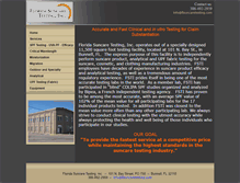 Tablet Screenshot of flsuncaretesting.com